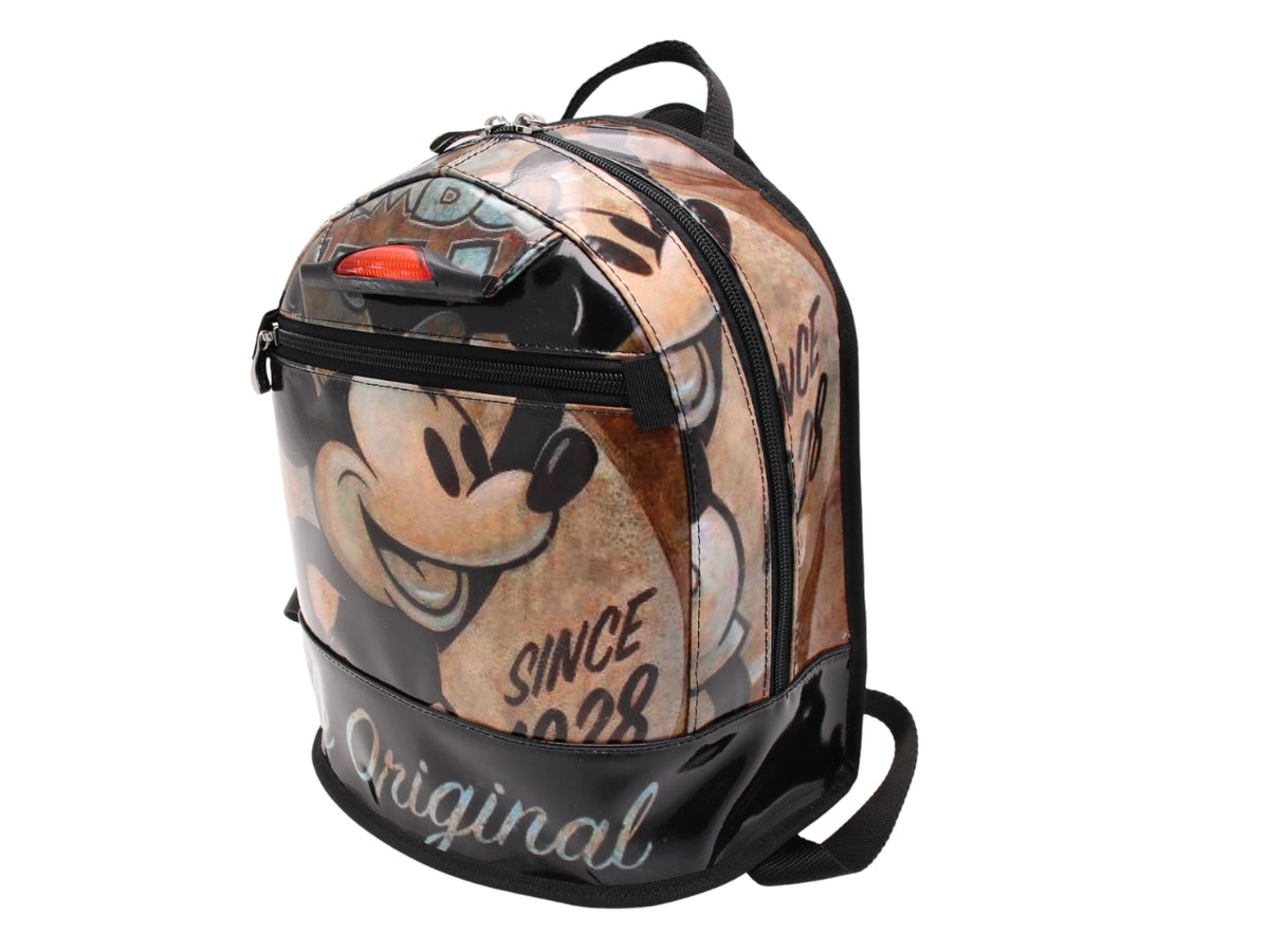 ...BACKPACK &quot;MICKEY MOUSE&quot;. MODEL SUPERINO MADE OF LORRY TARPAULIN.