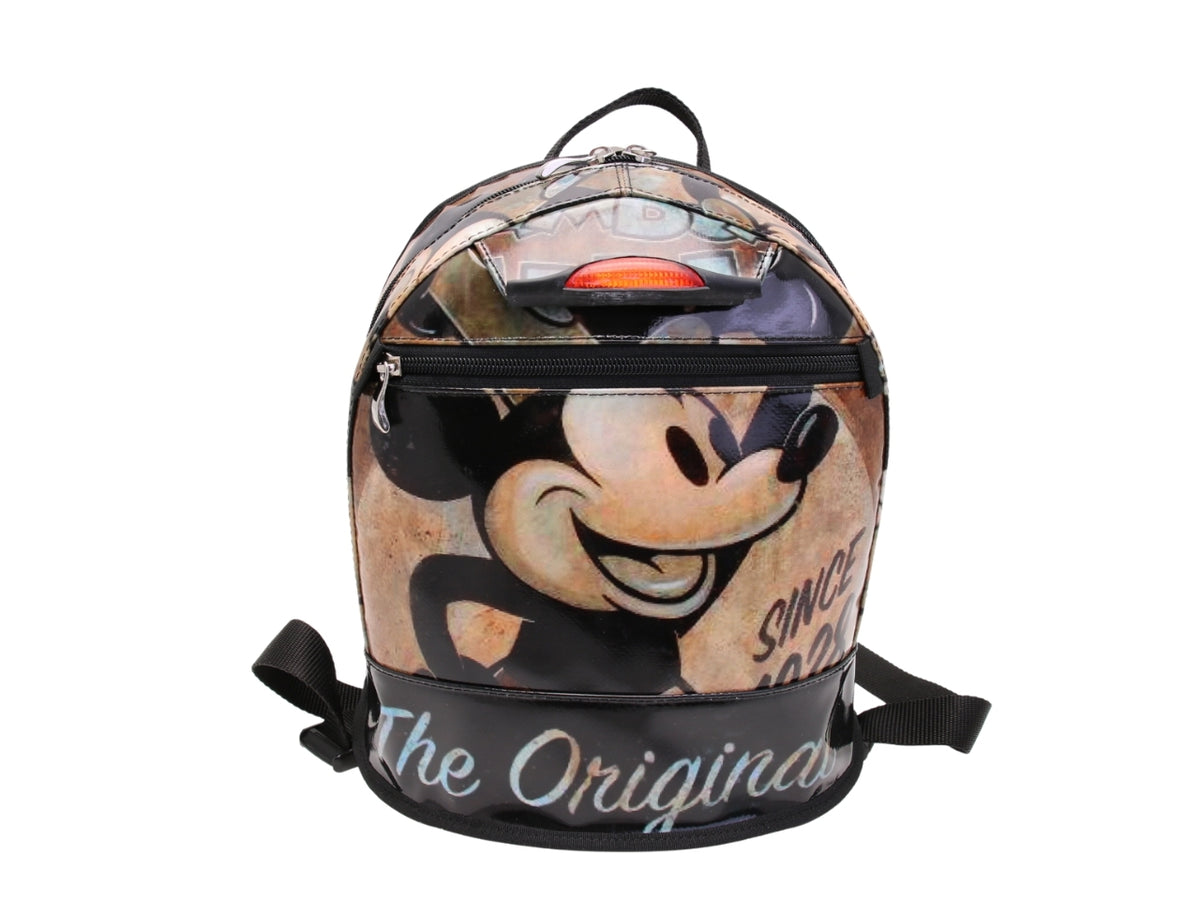 ...BACKPACK &quot;MICKEY MOUSE&quot;. MODEL SUPERINO MADE OF LORRY TARPAULIN.