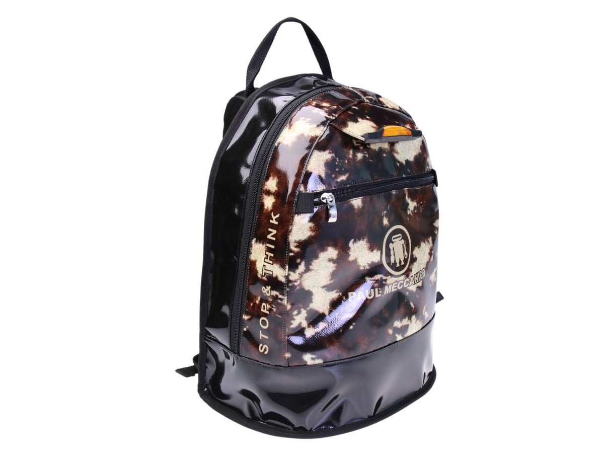 BACKPACK CAMOUFLAGE. MODEL SUPER MADE OF LORRY TARPAULIN.