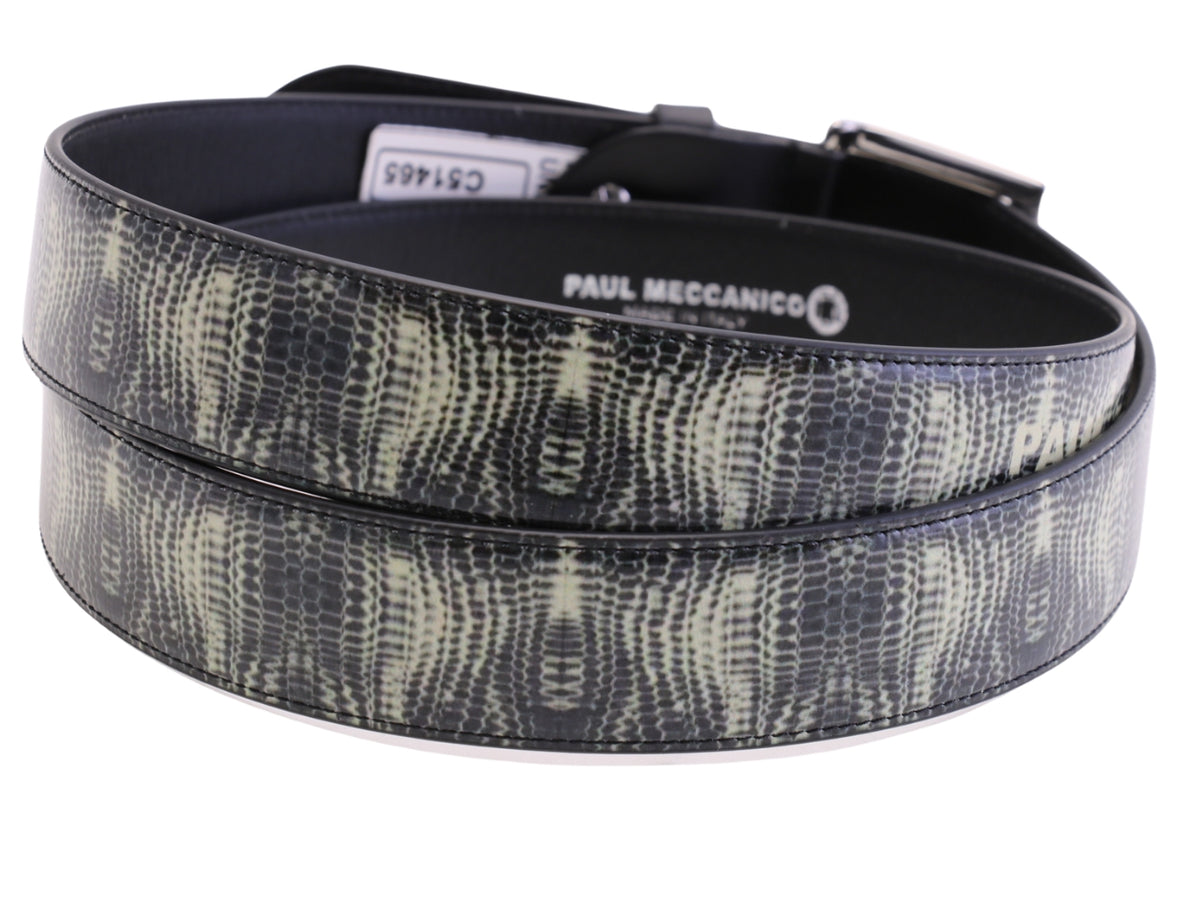 -MEN&#39;S BELT WITH ANIMALIER FANTASY MADE OF LORRY TARPAULIN.