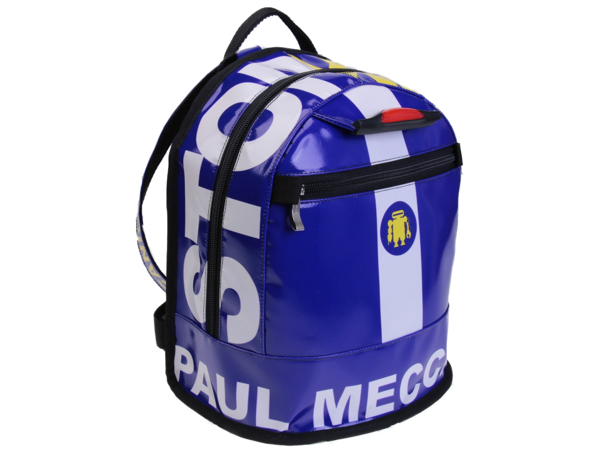 ROYAL BACKPACK MODEL SUPERINO MADE OF LORRY TARPAULIN. - Limited Edition Paul Meccanico