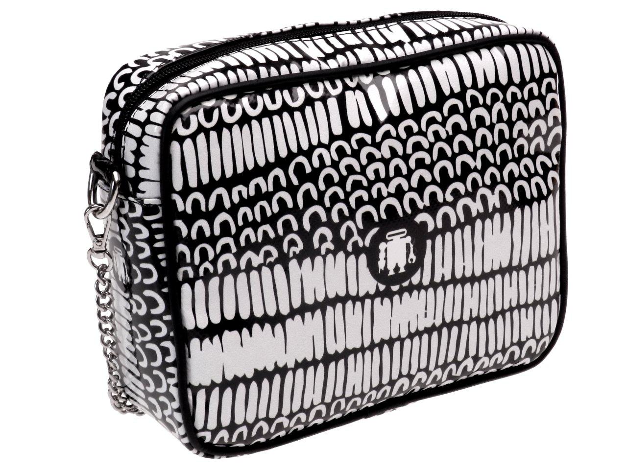 CLUTCH BLACK AND WHITE FANTASY. PARK MODEL MADE OF LORRY TARPAULIN. - Limited Edition Paul Meccanico