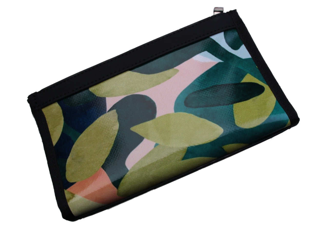 LARGE WOMEN'S WALLET "LEAVES". MODEL PIT MADE OF LORRY TARPAULIN. - Limited Edition Paul Meccanico