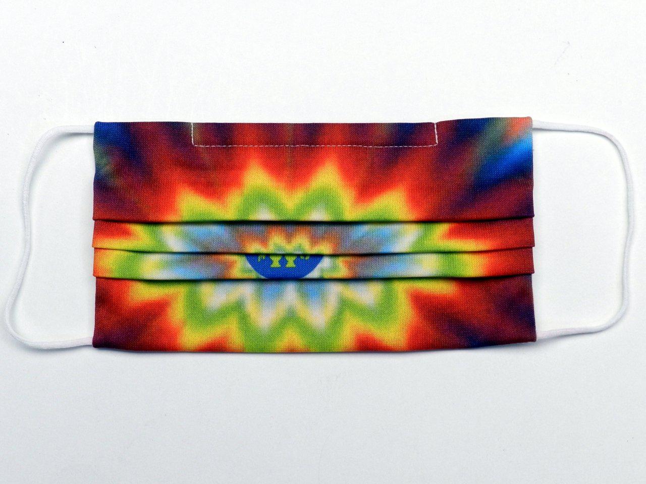 REUSABLE MASK TIE DYE FANTASY WITH 3 FILTERS INCLUDED. - Limited Edition Paul Meccanico