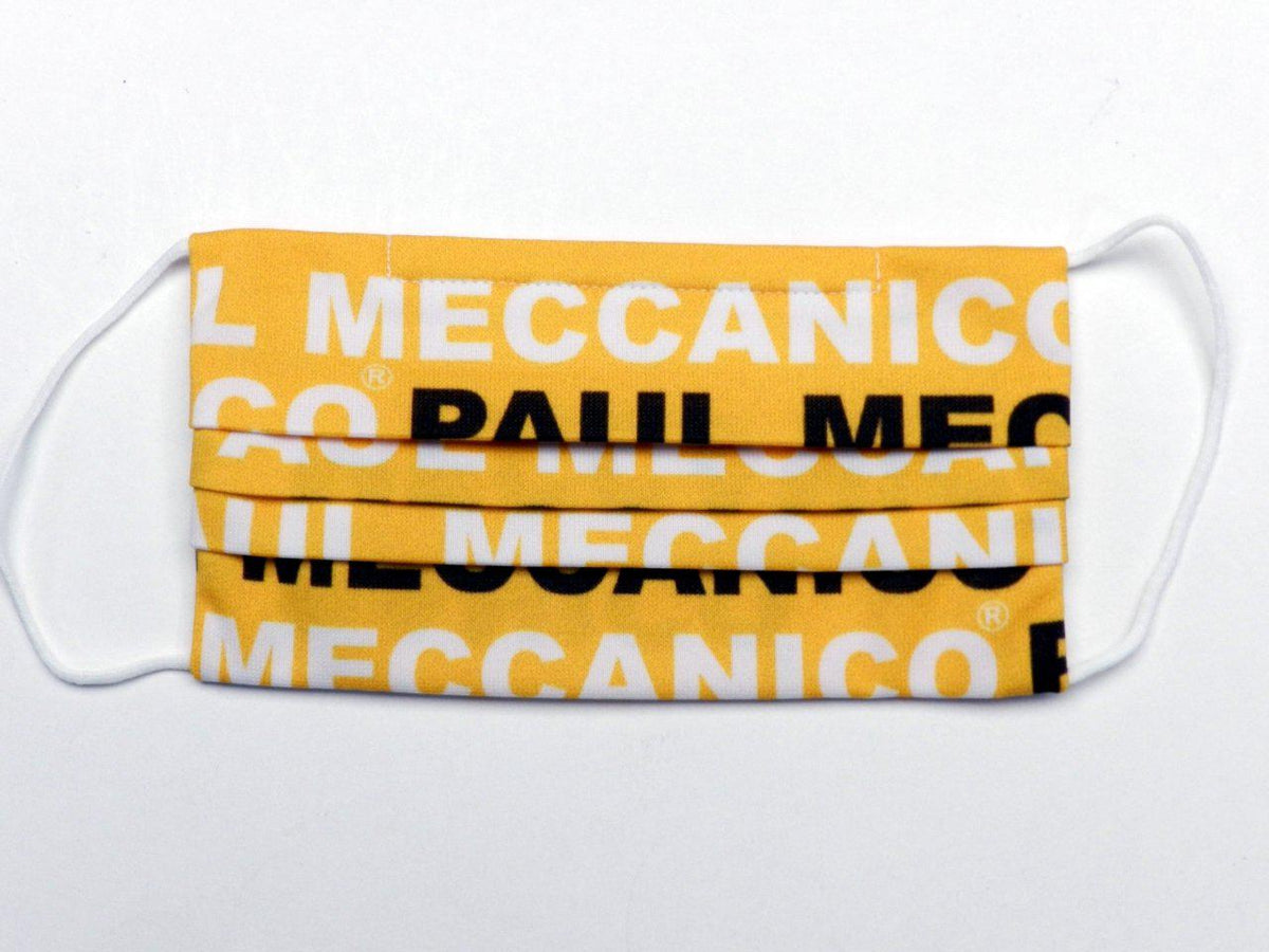 REUSABLE MASK YELLOW COLOUR WITH 3 FILTERS INCLUDED. - Limited Edition Paul Meccanico