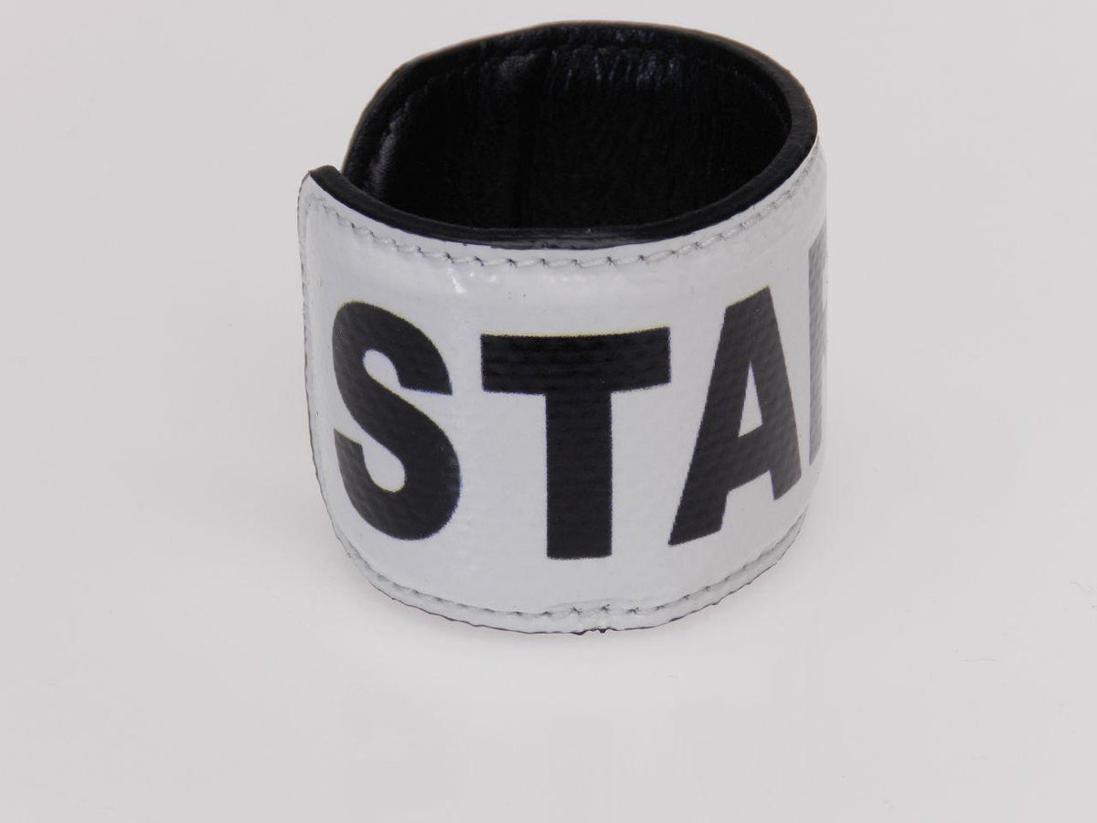 WOMAN BRACELET BLACK AND WHITE &quot;START&quot; - Limited Edition Paul Meccanico