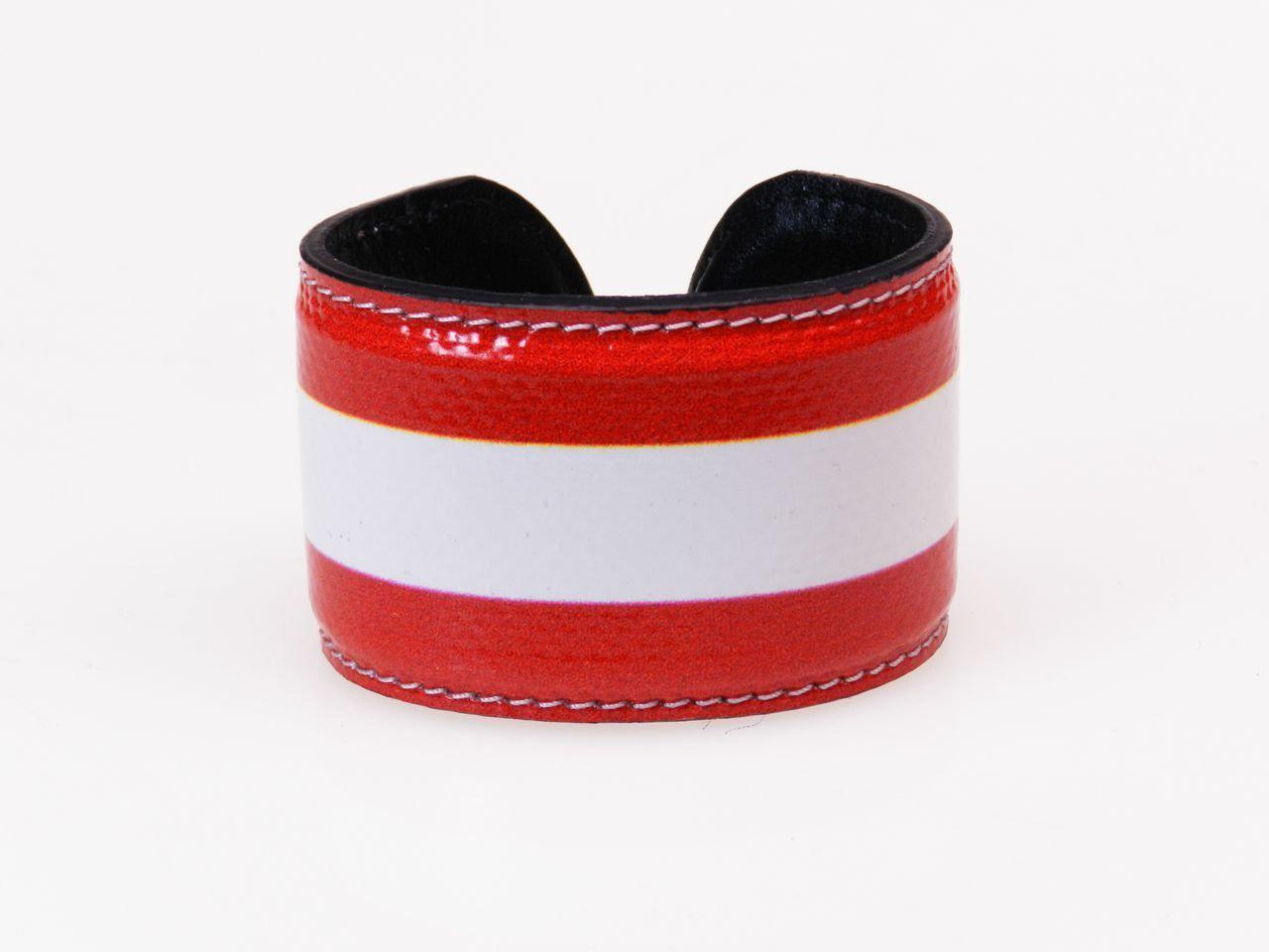 WOMAN BRACELET RED AND WHITE COLOURS. - Limited Edition Paul Meccanico