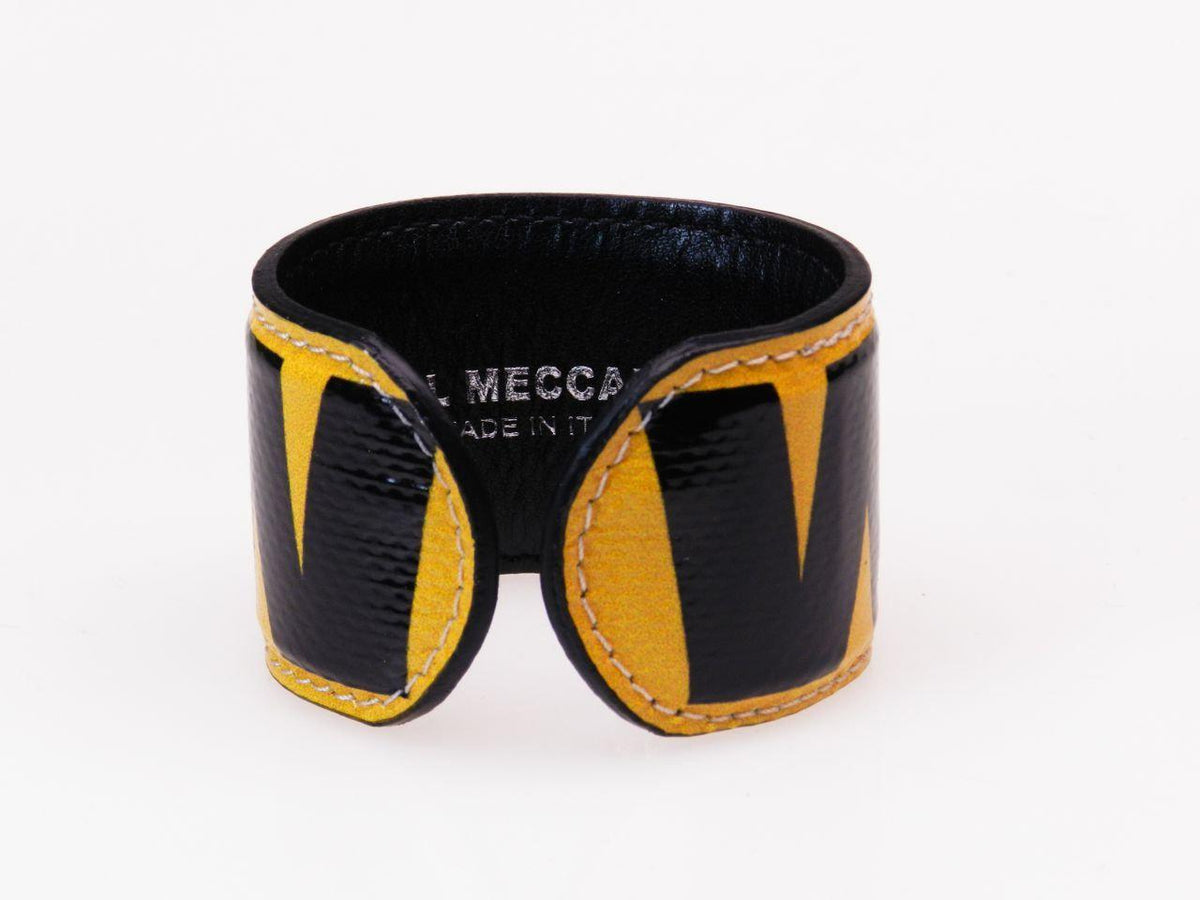 WOMAN BRACELET YELLOW AND BLACK COLOURS &quot;WOW&quot; - Limited Edition Paul Meccanico