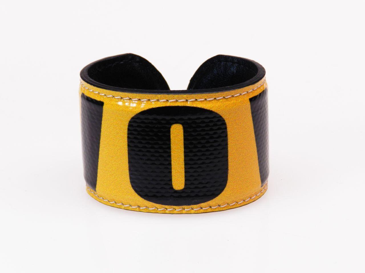 WOMAN BRACELET YELLOW AND BLACK COLOURS "WOW" - Limited Edition Paul Meccanico